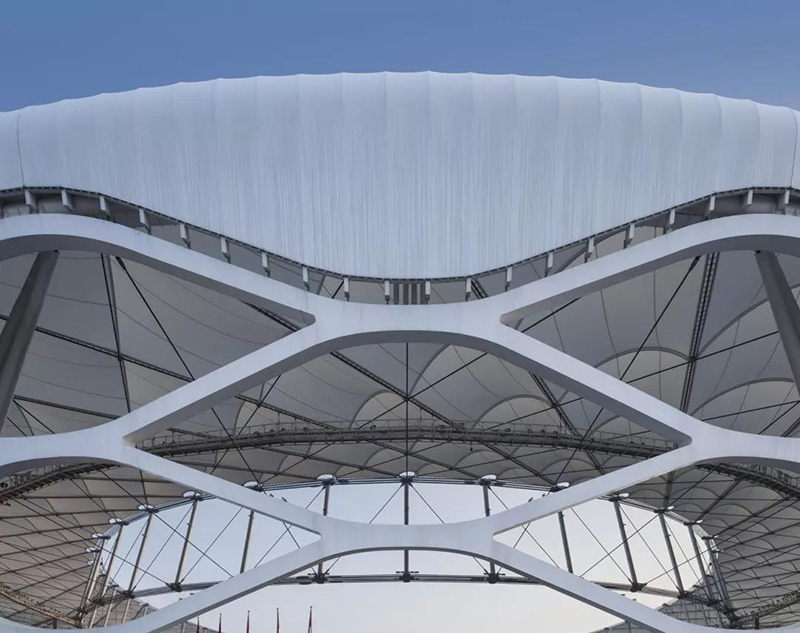 张拉索膜布局工程品德的五个改良办法