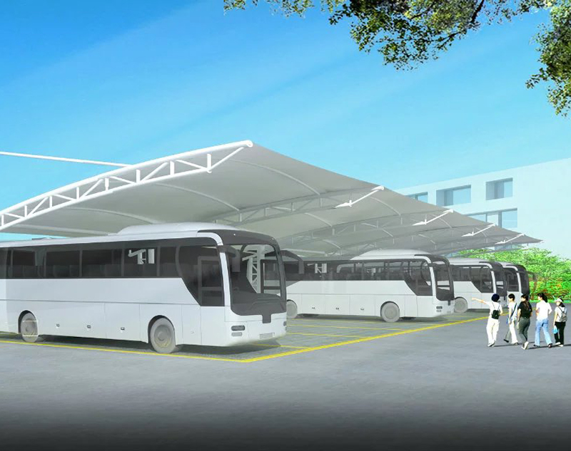 上海阛阓汽车膜布局泊车棚装置常识