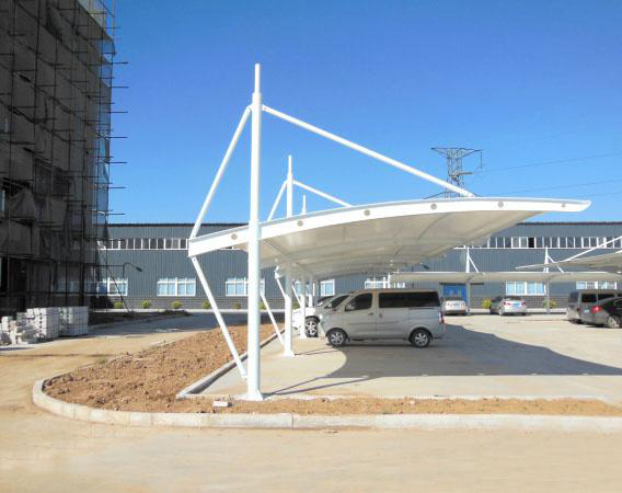 膜布局泊车棚的洗濯体例