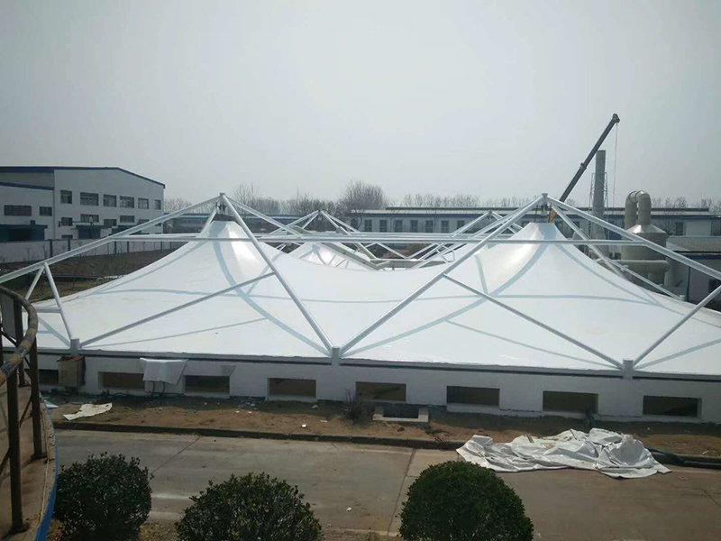 污水池加盖膜布局 污水池加盖膜布局