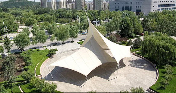 膜布局景观棚工程