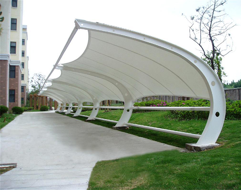 景观膜布局车棚环保性功课是若何睁开的？
