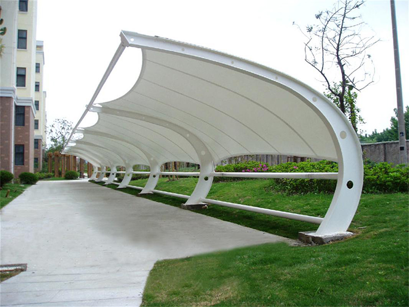 景观膜布局车棚