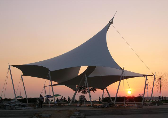 张拉膜布局设想