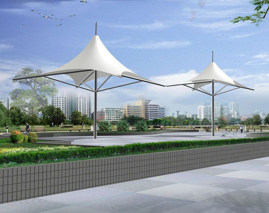 广场中膜规划景观应与多元素遏制搭配设想