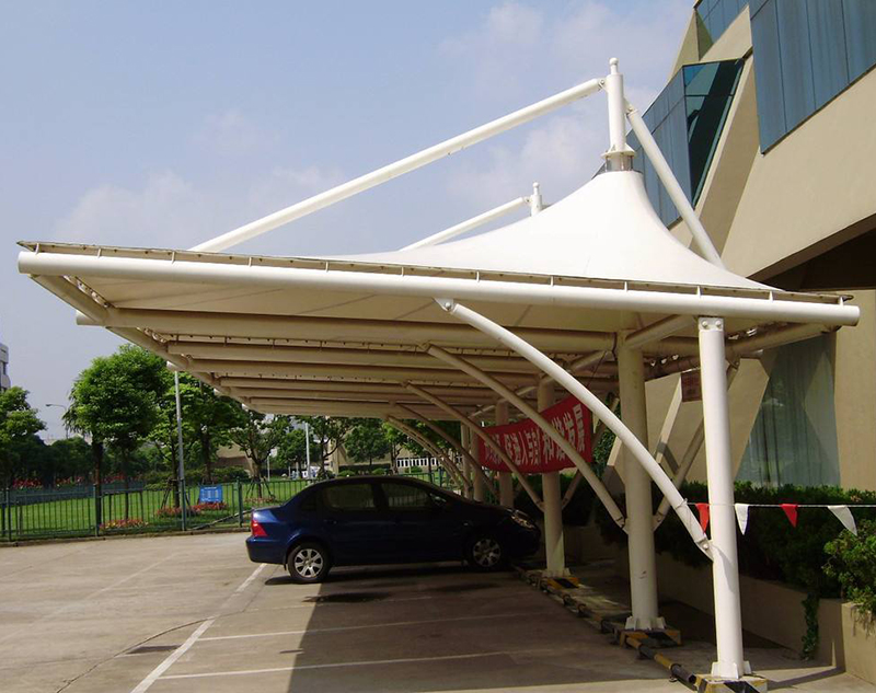 膜布局车棚的建造手艺请求和前提