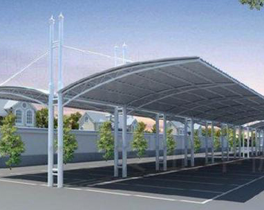 泊车棚膜布局能够或许在哪些处所搭建？