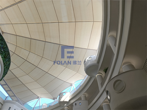 用时20天，厦门扇形中庭膜布局已落成实现