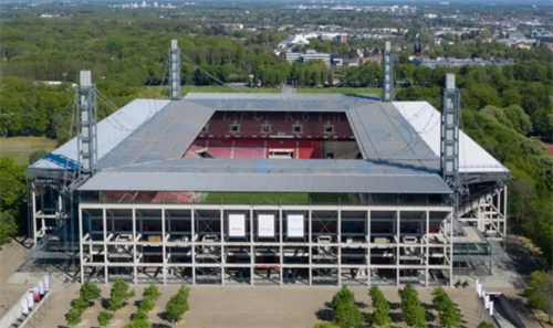 西班牙4比1大胜格鲁吉亚，胜利升级八强，一路来看欧洲杯——科隆莱茵动力球场