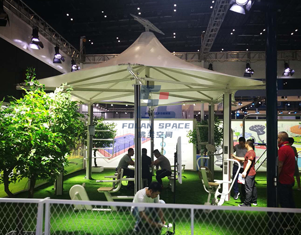 舒华小伞膜表态体博会