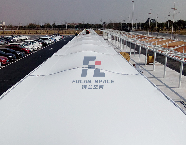 丰田汽车厂泊车棚连廊一二三期